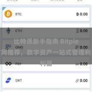 比特派新手指南 Bitpie官网推荐，数字资产一站式管理利器