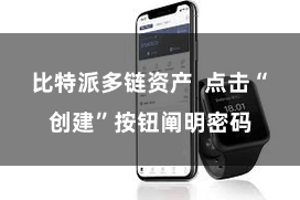 比特派多链资产  点击“创建”按钮阐明密码