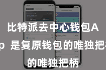 比特派去中心钱包App  是复原钱包的唯独把柄