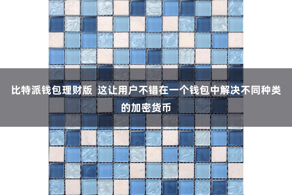 比特派钱包理财版  这让用户不错在一个钱包中解决不同种类的加密货币