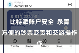 比特派账户安全  杀青方便的钞票贬责和交游操作